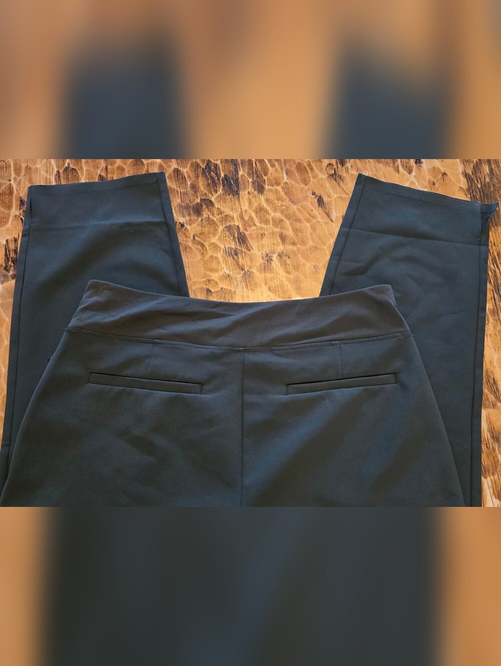 Kirkland Signature Womens Dark Green Pull On Pants Large - Picture 6 of 7